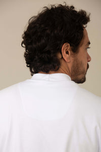 Camiseta Egípcio Branca - Gola Alta