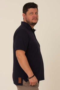 Polo Piquet Pima Azul