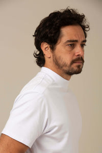 Camiseta Egípcio Branca - Gola Alta